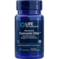 Life Extension Advanced Curcumin Elite™ Turmeric Extract, Ginger & Turmerones - Gluten-Free, Non-GMO - 30 Softgels