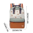 thumbnail image 2 of Mochila ligera, mochila pequeña de nylon impermeable y diseño de dibujos animados para actividades escolares y al aire libre, 2 of 8