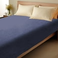 thumbnail image 6 of Soft Velvet Flannel Fleece Sheet Set Non Pilling Anti Static Cozy Warm Bedding for Guest Room Home 2-Piece Set, 6 of 6