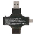 thumbnail image 4 of USB-C PD Digital Color TFT DC voltímetro voltaje detector de corriente probador con adaptador, 4 of 8