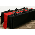 thumbnail image 2 of Your Chair Covers - 14 x 108 Inch Crinkle Taffeta Table Runner Red, 2 of 4