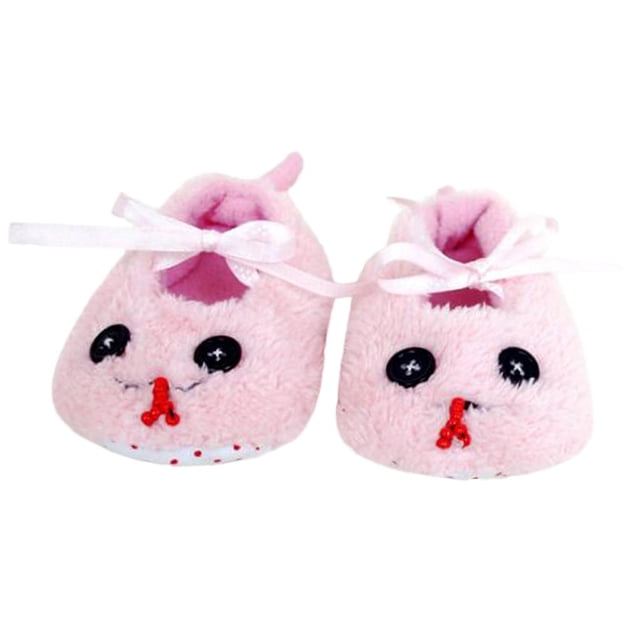 Kits de de Manualidades con Perno Artesanal Suministro de Artesanía para Infantiles, Pantuflas de Bebés 粉色 BLESIY Calzado para bebés Costura artesanal