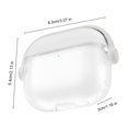 thumbnail image 4 of Estuche para auriculares con asa giratoria, protección integral, silicona, diseño dividido y suave, para Huawei Freebuds Pro4/Pro3, universal., 4 of 6
