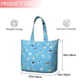 thumbnail image 4 of Kirky Hasky Dalmatian Travel Tote Bags for Women Carry On,Large Weekender Bags for Women Travel,Multi Functional Duffle Bag for Work,Shopping,Sports, 4 of 5