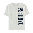 thumbnail image 1 of Aeropostale Boys NYC Puff Paint Camiseta gráfica, Blanco, 5, 1 of 1