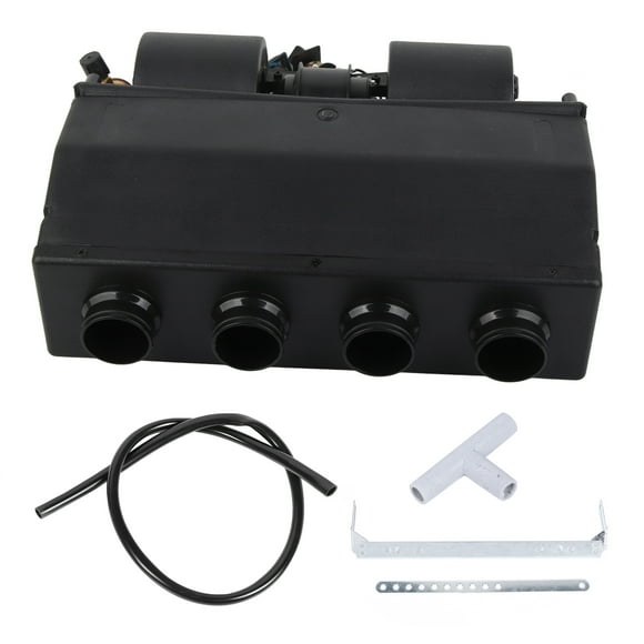 Evaporador de aire acondicionado de 12 V, termostato de calefacción y refrigeración bajo el tablero, 3 velocidades, 600 CFM, universal para coche y camión.