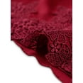 thumbnail image 5 of Unique Bargains Women's Silk Cami Nightdress & Robe Lingerie Set, Red, S, 5 of 5