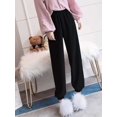 thumbnail image 4 of LAVA Women's Plush Pajama Pants Fuzzy Warm Lounge Pants Fleece Soft PJ Pants Jogger Trousers Black, 4 of 8