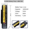 thumbnail image 1 of Batería para Laptop Gomarty 45N1762 76+ Compatible con Lenovo ThinkPad Edge E550 E550c E555 E560 E565 10.8V 5200MAH, 1 of 2