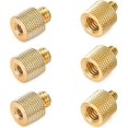 thumbnail image 1 of Kit de adaptador de tornillo de latón reductor de rosca macho 1/4 hembra a 3/8 con convertidor de latón de tornillo hembra 3/8 a 1/4 macho para Camera6pcs-gold LingWen 9024735459484, 1 of 1