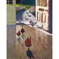 thumbnail image 2 of Timmerman, Lisa 12x14 Black Ornate Wood Framed with Double Matting Museum Art Print Titled - Girls Day Out, 2 of 4