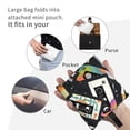 thumbnail image 4 of Retro Vintage Cassette Tape Reusable Grocery Bags Shopping Totes Foldable Washable Pouch Handbag Storage Bag, 4 of 7
