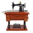 thumbnail image 1 of Vintage Sewing Music Box Musical Toy Sewing Machine Music Sartorius Model Play Creative Gift, 1 of 8
