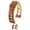 Golden Brown Band / Silver Buckle, variant on Hirsch Rally Leather Watch Strap - Brown - M - 18mm - Shiny Silver Buckle - Artisan Calf Leather Band