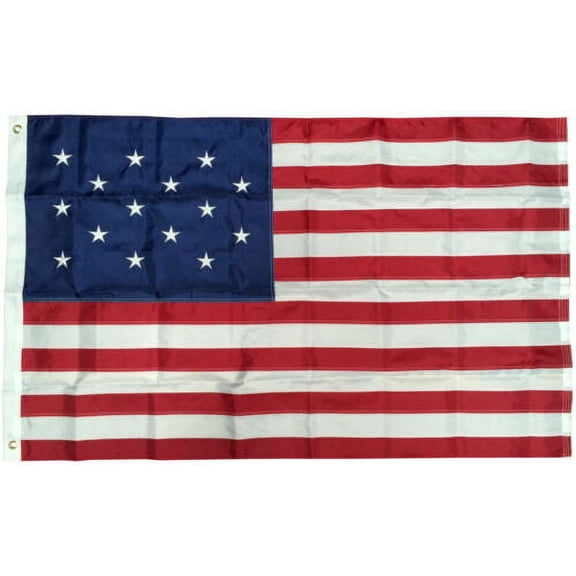 3x5 Embroidered 15 STAR SPANGLED BANNER WAR 1812 210D Nylon Flag Banner