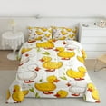 thumbnail image 2 of Castle Fairy Yellow Duck Bedding Comforter Set 2pcs for Boys Girls,Rustic Farmhouse Animal Twin Comforter Sets Microfiber,Cartoon Cute Breathable Bedding Set,Breathable Home Decor,Reversible, 2 of 8