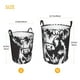 thumbnail image 3 of Fotbe Floral Cow Silhouette Cesto de Ropa con Asas, Cesto Impermeable de Gran Capacidad, Bolsa de Lavado para Dormitorio, Cesto de Ropa con Ruedas y Asas-Medium, 3 of 6