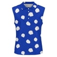 thumbnail image 4 of FASHOFT Women's Golf Shirt Moisture Wicking Golf Polo Shirts Short Sleeve Tennis Shirts Blue L, 4 of 5