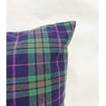 thumbnail image 3 of Fennco Styles Rustic Tartan Plaid Cotton Decorative Throw Pillow Cover 18" W x 18" L - Green Plaid Cushion Case for Christmas, Couch, Home, Farmhouse and Office Décor, 3 of 6