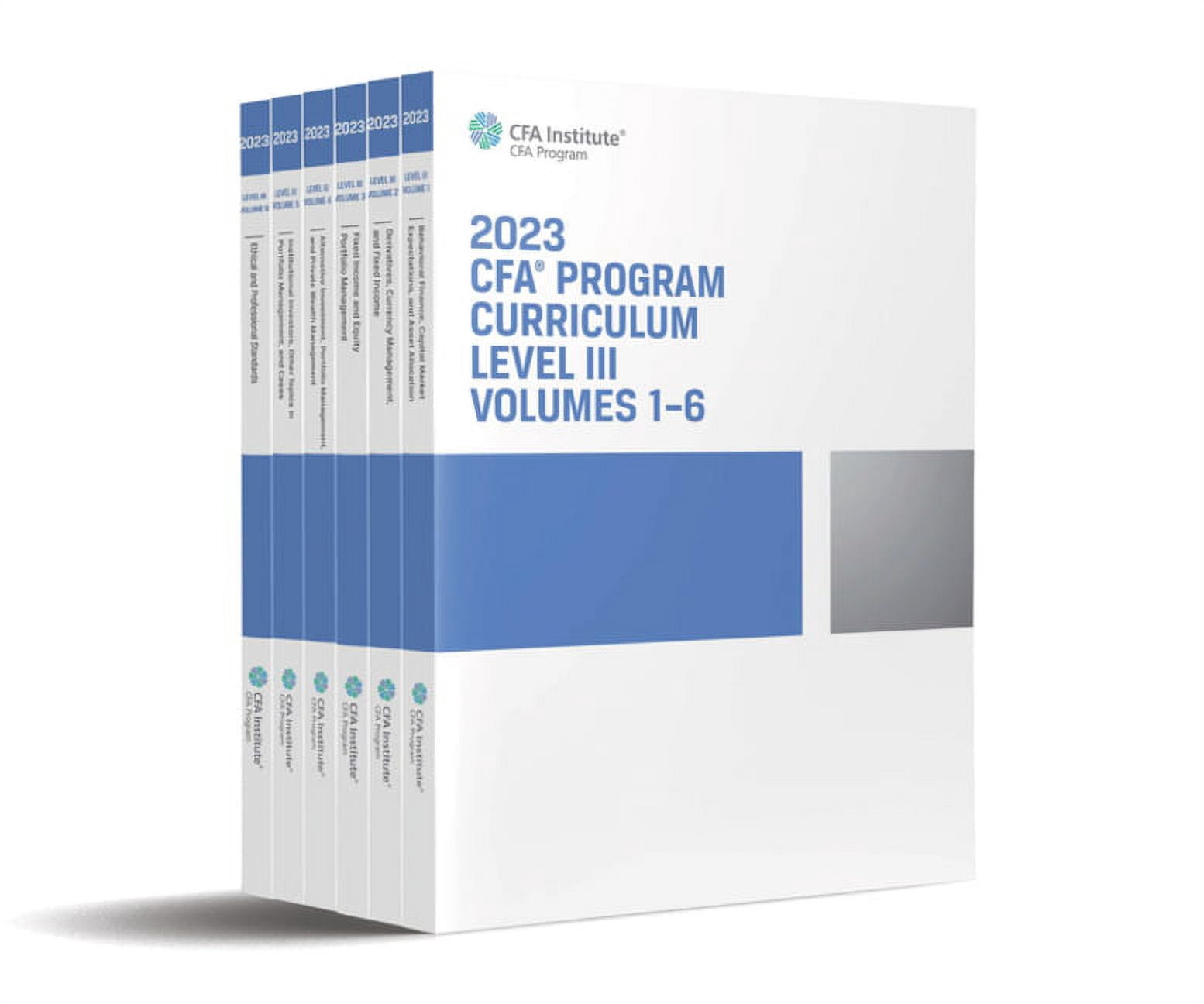 2026 Cfa Program Curriculum Level I Box Set, (Paperback) - Walmart.com