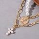 thumbnail image 3 of Collar para mujer, joyería para mujer, joyería para mujer, collares de moda para mujer, collares de doble capa, joyería femenina, regalos navideños. Un collar., 3 of 4