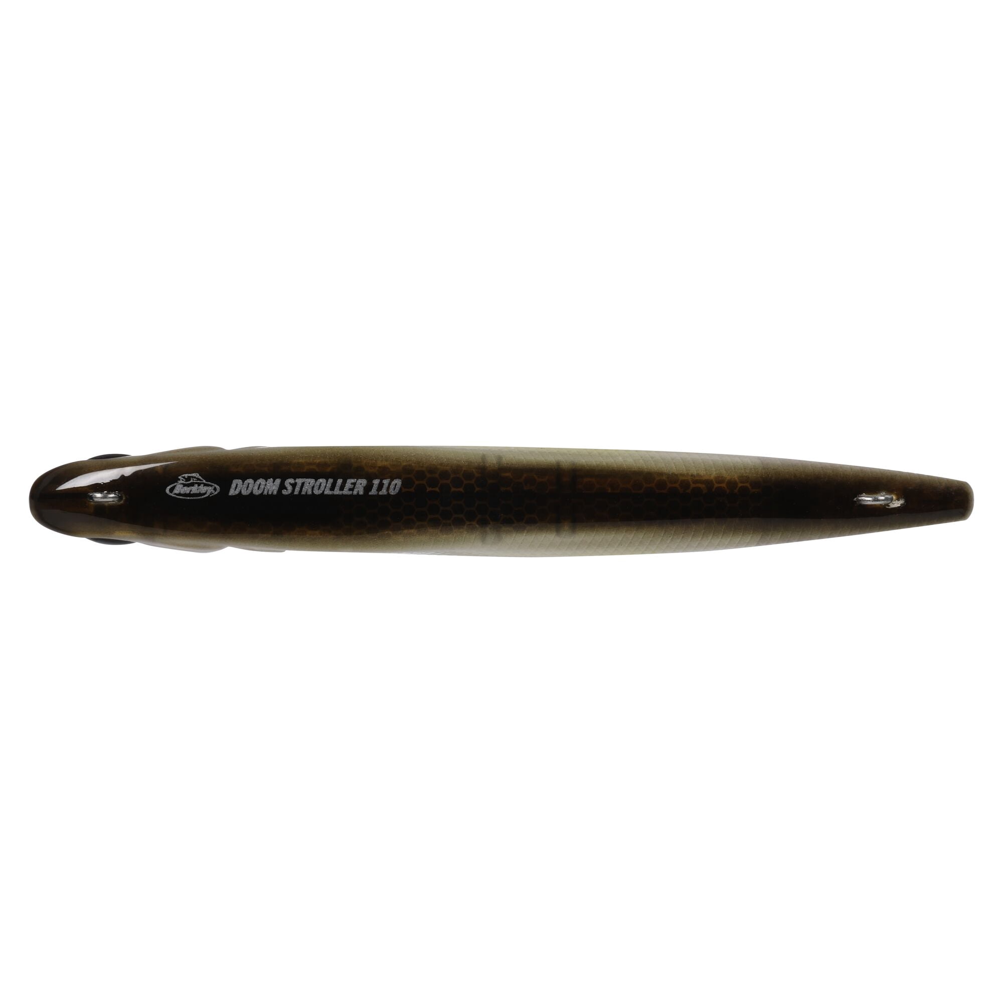 Berkley Doom Stroller Fishing Lure, 4.3 in, Stealth Shad (1-count)