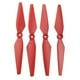 thumbnail image 1 of 4pcs Hélice de Resistencia de CW CCW para Bugs B2C RC Quadcopter , Rojo CUTICAT CW CCW Propellers, 1 of 5