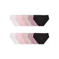 thumbnail image 2 of Fruit of the Loom Women's Tag Free Cotton Bikini Panties 10 10 Pack - Assorted Colors 5, 2 of 6