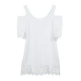 thumbnail image 1 of xiaxaixu Femmes Dentelle Uni Maillot de Bain Dames Paréo Robe de Plage, 1 of 5