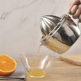 thumbnail image 3 of 2025 Manual citrus juicer, stainless steel citrus juicer for lemons, oranges and grapefruits, dishwasher safe, 3 of 5