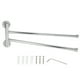 thumbnail image 1 of Toallero de pared para baño con estante giratorio abatible (2 brazos), 1 of 11