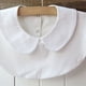 thumbnail image 4 of Niñas espalda hebilla camisa cuello fresco falso gasa cuello mujeres ropa decoración tholdsy FS10059-02, 4 of 7