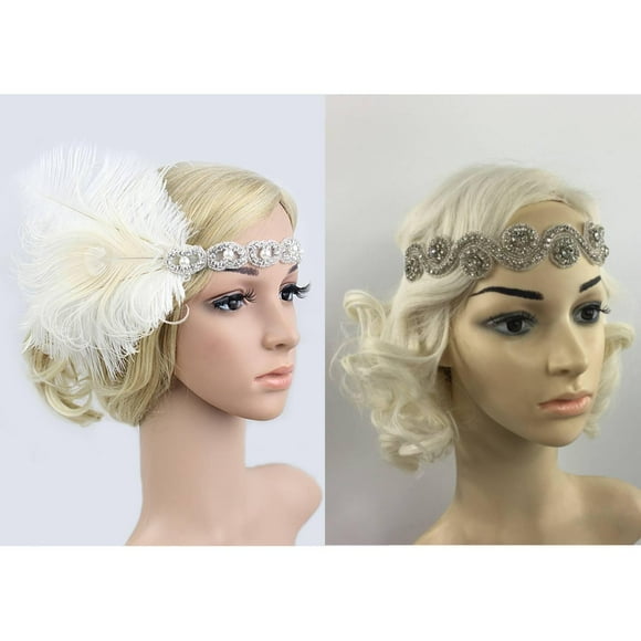 Diademas de plumas retro Fernando 20 accesorios para el cabello