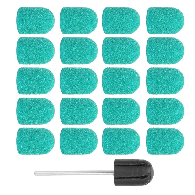 Cabezal de lijado de uñas, Taladro de banda de lijado de uñas Cabezal de lijado de pulido de uñas Tapa de lijado de uñas Instalación sin esfuerzo