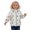 C357 Beige, variant on Curuila Toddler Girls Coat With Zipper Long Sleeve Cartoon Print Hooded Jacket For Girls Winter Warm Casual Soft Outerwear Size 2-3 Years