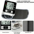 thumbnail image 6 of SUWU Automatic Wrist Blood Pressure Monitor with Large LCD Display, Adjustable Cuff and Portable PP Case - Battery Operated (Batteries Not Included), 6 of 7