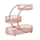 thumbnail image 4 of Organizador de cestas de frutas, 3 niveles, frutero resistente, cuenco de almacenamiento decorativo para Rosa, 4 of 9