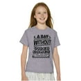 thumbnail image 4 of A Day Without Video Games Crewneck T Shirts Boy Girl Teen Brisco Brands S, 4 of 6