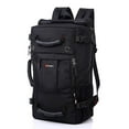 thumbnail image 1 of KAKA Travel Backpack Carry-On Bag Water Resistant Flight Approved Weekender duffle backpack Rucksack Daypack for Men Women (Black), 1 of 5