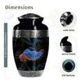 thumbnail image 2 of KARYLIZ Raven Unique Large Urns For Human Ashes Adult Male Cremation Urn For Adults, 2 of 2