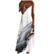 thumbnail image 2 of Puntoco Vestidos Mujer Verano Mujer Verano Casual Estampado V-Cuello Sin Mangas Vestido De Correa, 2 of 5