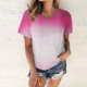thumbnail image 2 of Blusa holgada de manga corta con cuello redondo y estampado a la moda para mujer Pompotops  hfajkhk130659, 2 of 5