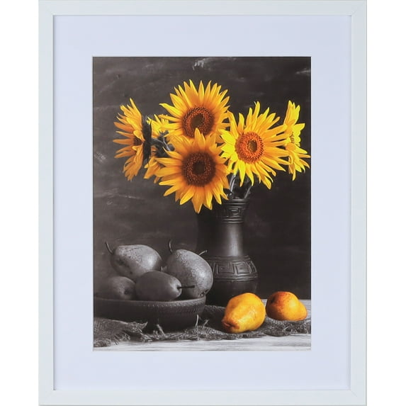 3/4" Polystyrene Modern Picture Frame - by WholesaleArtsFrames-com. 5x7 275 Series - White - Made In USA