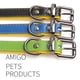 thumbnail image 4 of Collar para perro de cuero acolchado con cinta metálica y no metálica audaz, 4 of 5