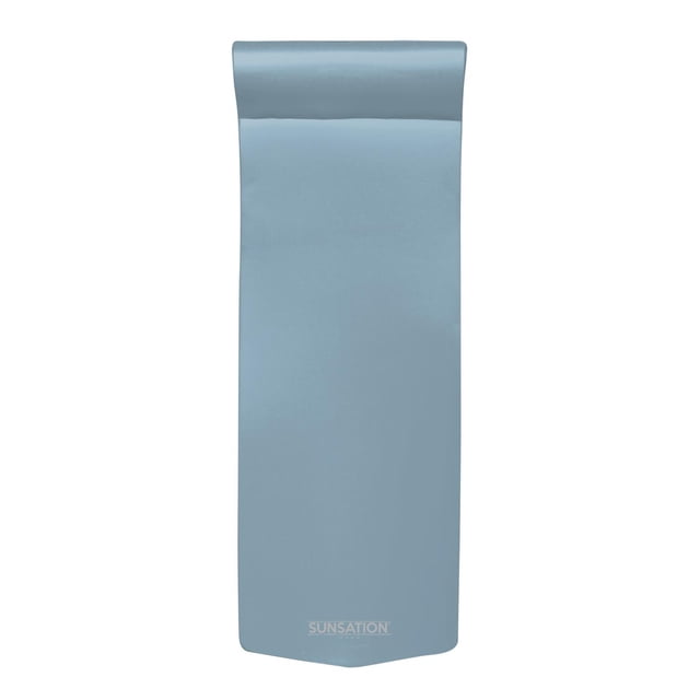 Matelas Flottant de Piscine 70” Bleu Métallique pour Soleil