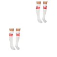 thumbnail image 1 of Qarigey 1 par de calcetines de fútbol Hasta la rodilla Calcetín de fútbol de verano Mantener caliente Clima frío Protección del tobillo Deportes Type2 NO2 Qarigey CBP215305, 1 of 5