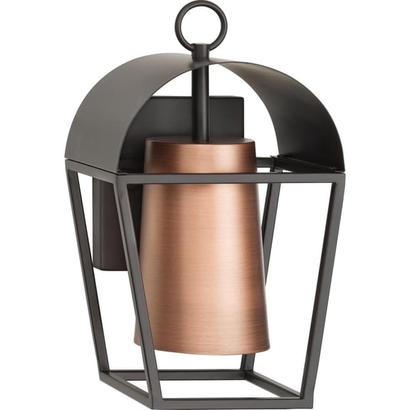 Open Box Progress Lighting - Hutchence - 1 Light Outdoor Wall Lantern-12 Inches Tall and