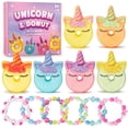 thumbnail image 1 of Bombas de baño Duchong Unicorn Donut con juguetes sorpresa, 6 unidades, 1 of 6