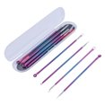 thumbnail image 4 of 4PCS Acne Tool Kit Steel Blackhead Tweezers Kit Comedone Extractor with Case, 4 of 10