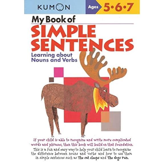 Pre-Owned Kumon My Book of Simple Sentences (Paperback) 1933241055 9781933241050
